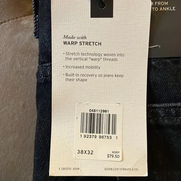 NWT Levi’s 511 slim Mens jeans - Picture 2 of 5